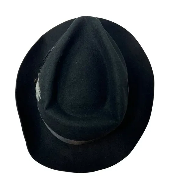 Bruno Capelo XL Hat Cap Australian Wool Fedora Teardrop Crown Fabio FB230 7 1/2